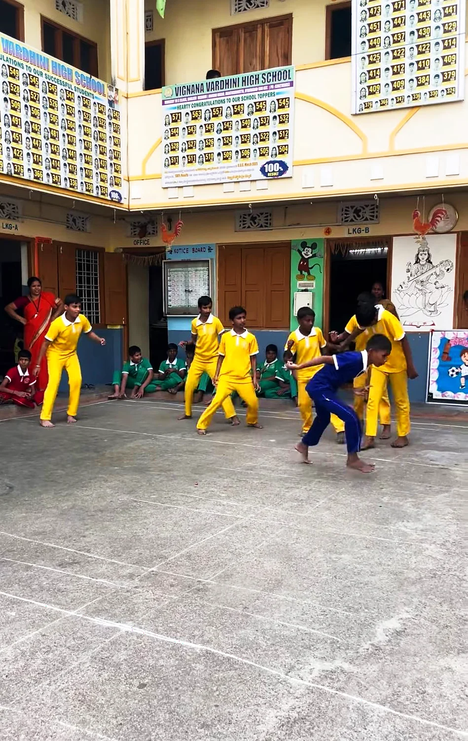 Students at play in the school ground