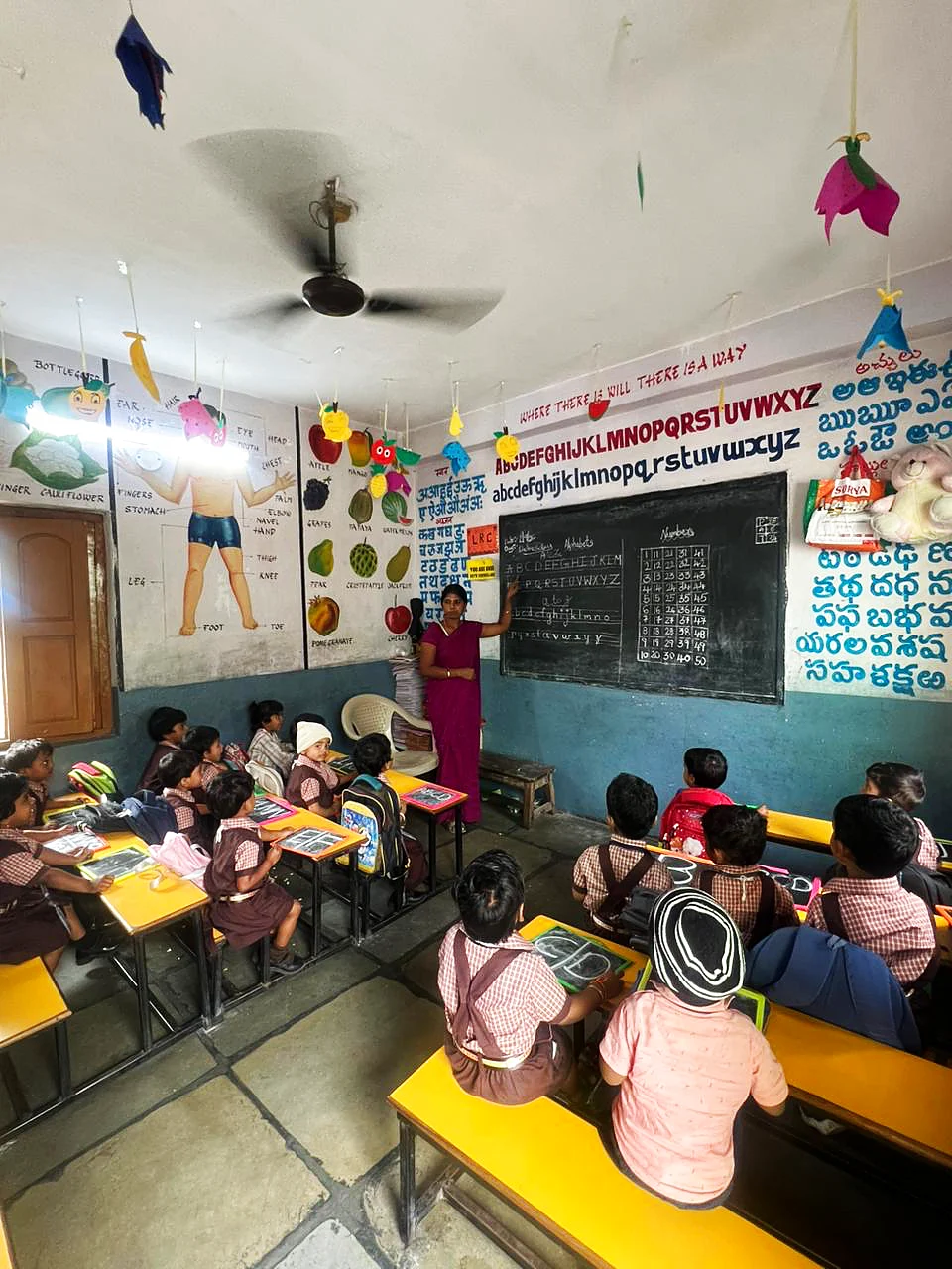 A nursery class in session