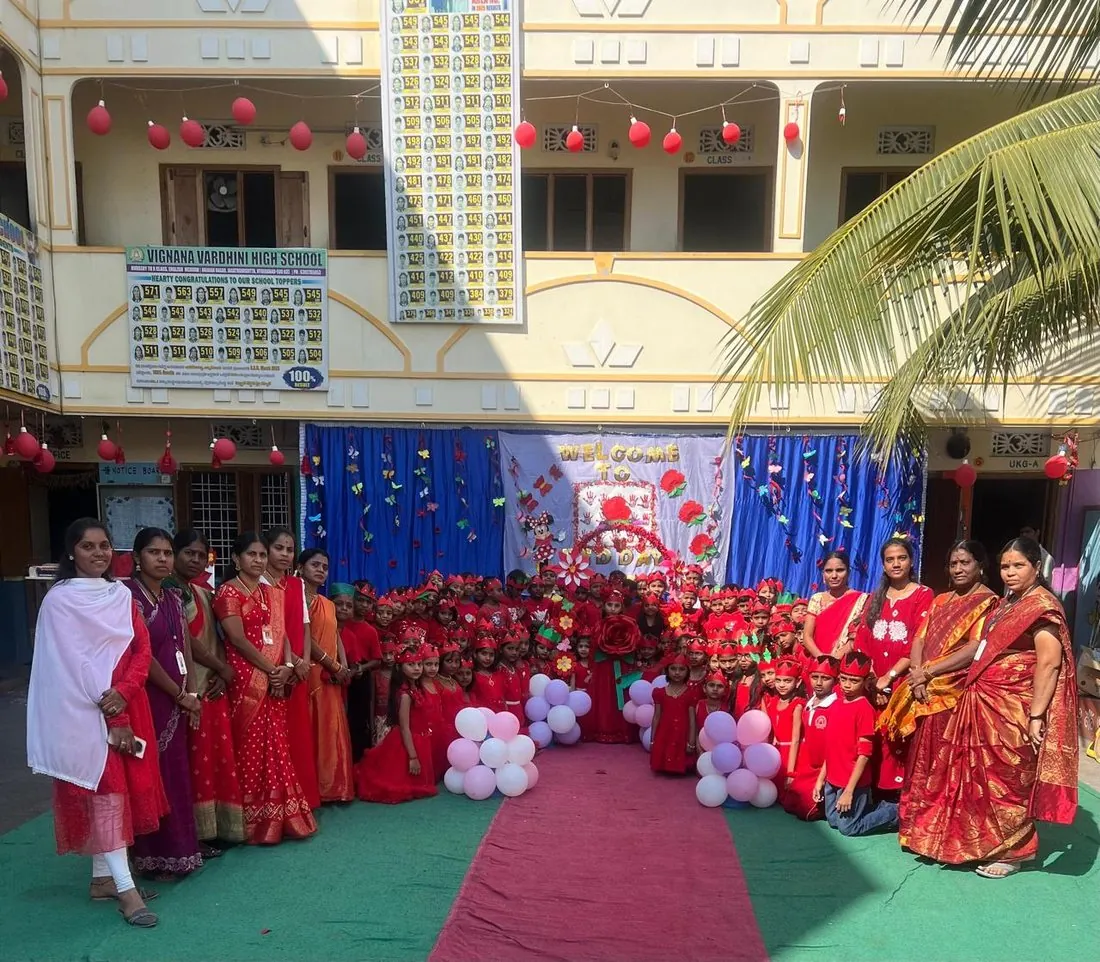 A cultural performance on the decorated stage