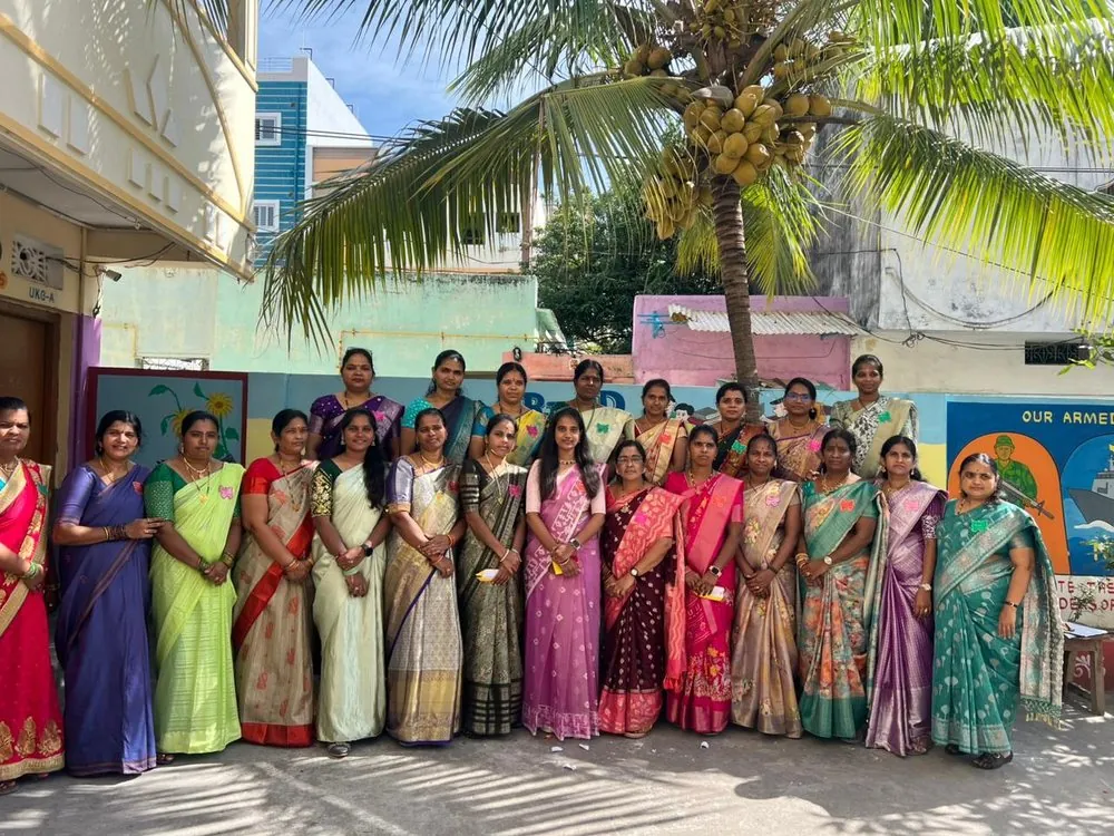 Teachers of Vignana Vardhini High School