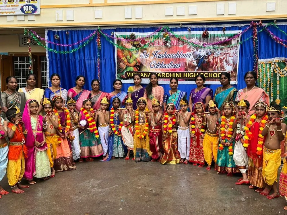 Students in cultural costumes